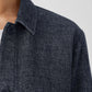 Eileen Fisher Tweed Hemp Cotton Classic Collar Jacket
