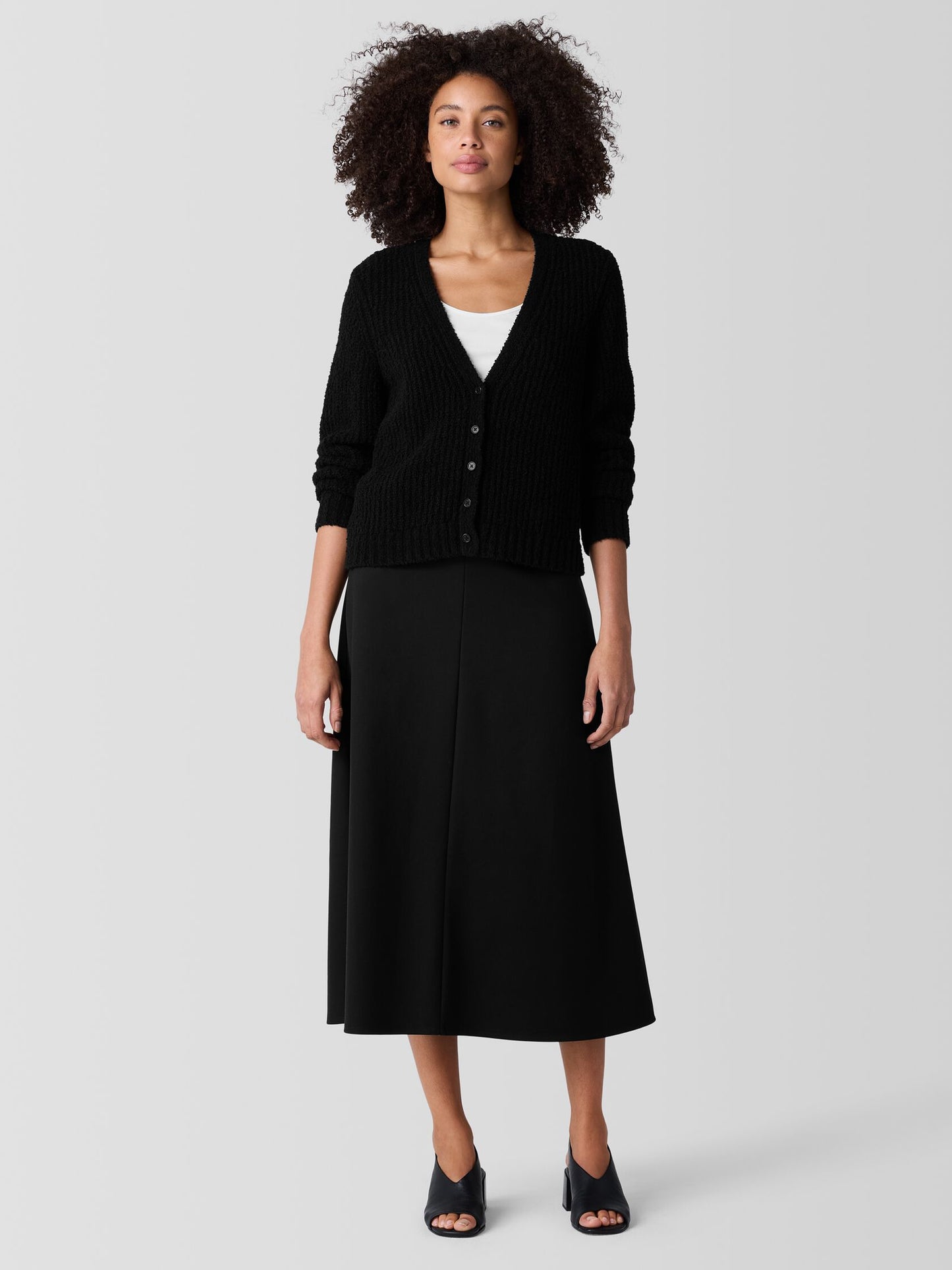 Eileen Fisher Cotton Fluff Cardigan