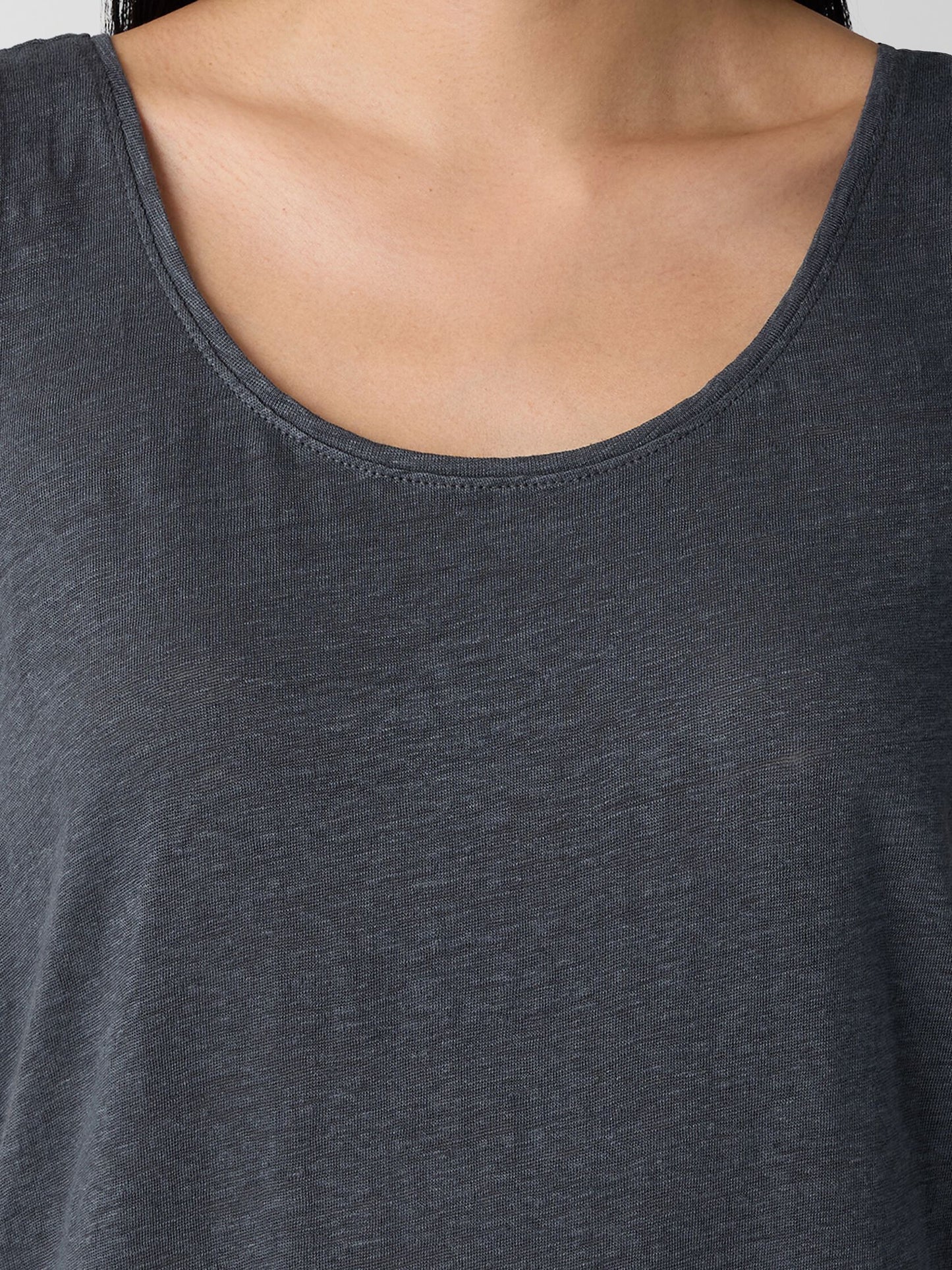 Eileen Fisher Organic Linen Jersey Tank