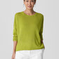 Eileen Fisher Organic Linen Cotton Cord Crew Neck Top