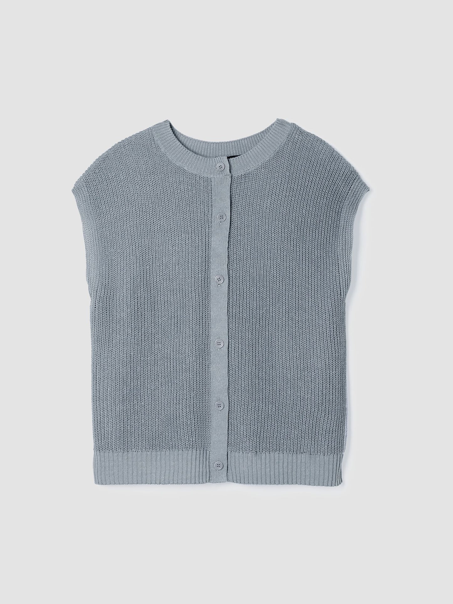 Eileen Fisher Organic Linen Cotton Cord Vest