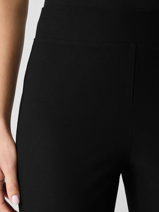 Eileen Fisher Washable Stretch Crepe Slim Back Slit Pant