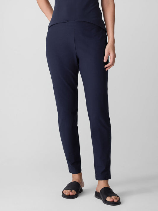 Eileen Fisher Washable Stretch Crepe Slim Ankle Pant
