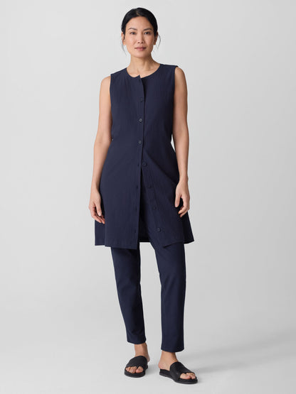 Eileen Fisher Washable Stretch Crepe Slim Ankle Pant