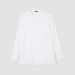 Eileen Fisher Organic Cotton Ripple Mandarin Collar Shirt