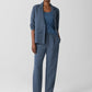 Eileen Fisher Linen Silk Twill Tapered Pant