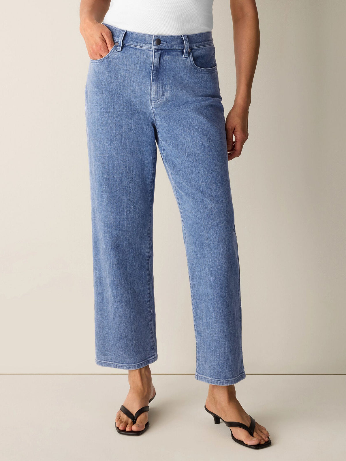 Eileen Fisher Straight Ankle Jean