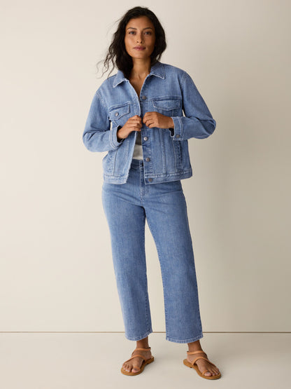 Eileen Fisher Straight Ankle Jean