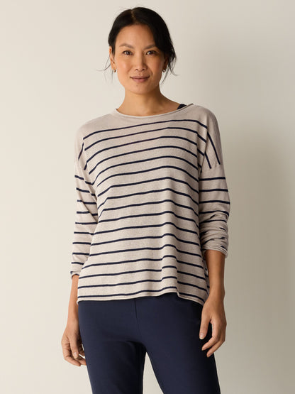 Eileen Fisher Jewel Neck Sweater