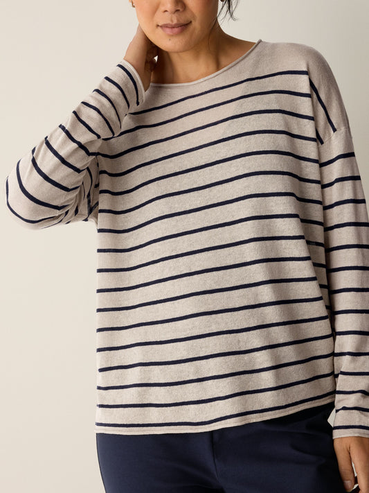 Eileen Fisher Jewel Neck Sweater