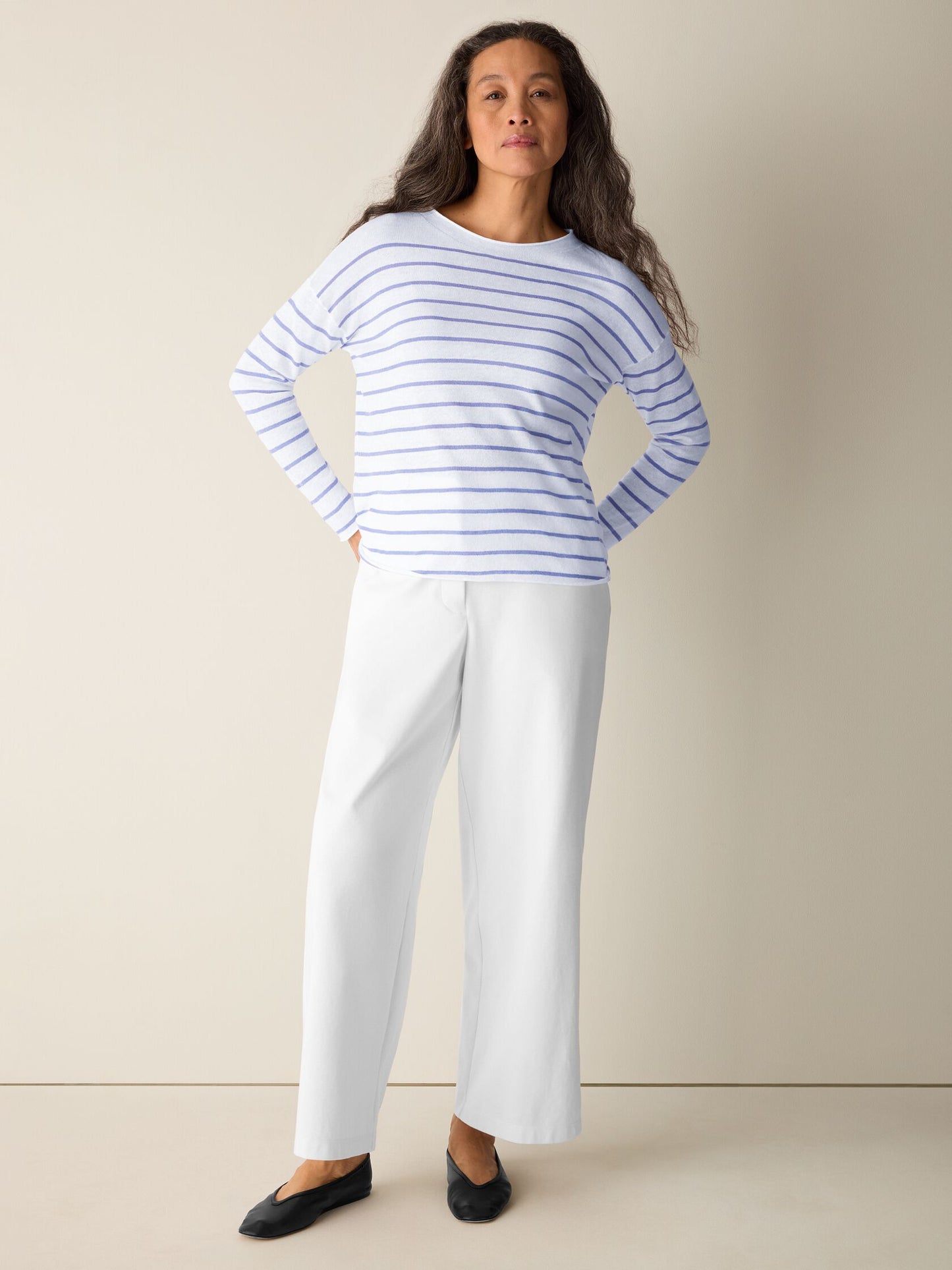 Eileen Fisher Jewel Neck Sweater