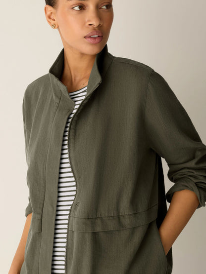 Eileen Fisher Zip Up Jacket