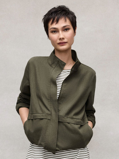 Eileen Fisher Zip Up Jacket
