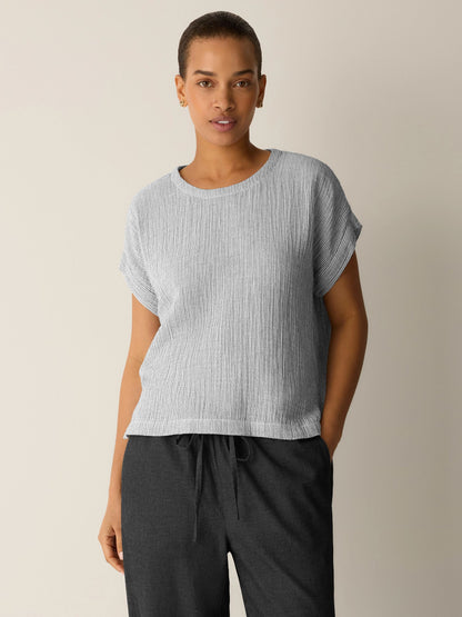 Eileen Fisher Round Neck Top