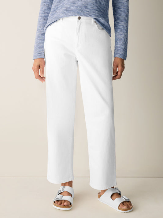 Eileen Fisher Straight Ankle Jean