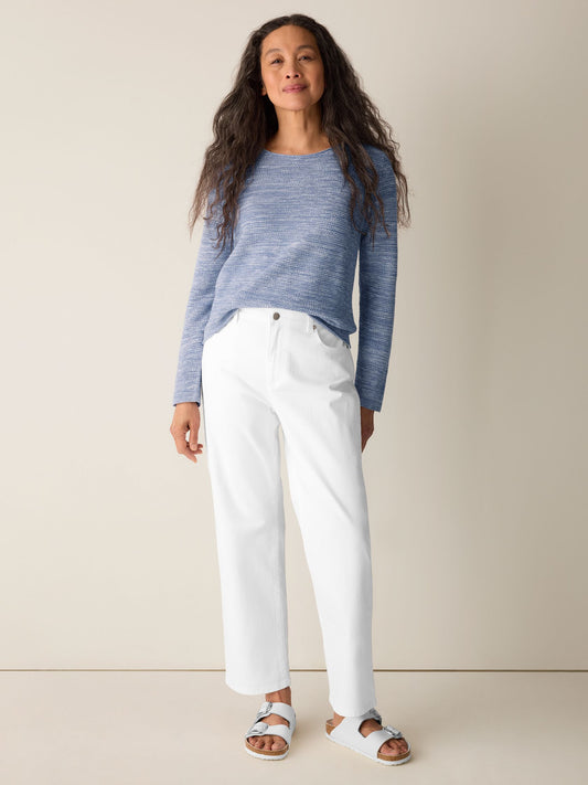 Eileen Fisher Straight Ankle Jean