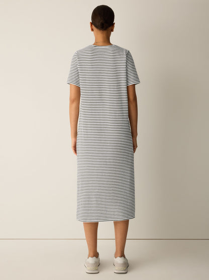 Eileen Fisher Round Neck Short Sleeve Dress