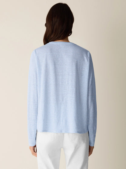 Eileen Fisher Crew Neck Long Sleeve T-shirt