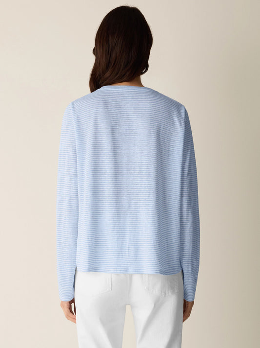 Eileen Fisher Crew Neck Long Sleeve T-shirt