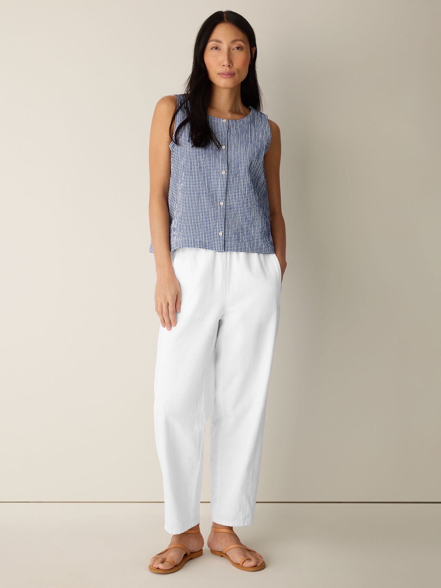 Eileen Fisher Round Neck Vest