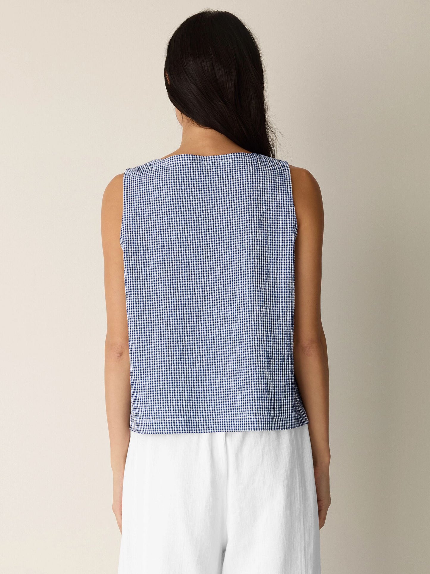 Eileen Fisher Round Neck Vest