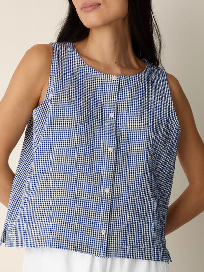Eileen Fisher Round Neck Vest