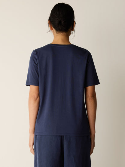 Eileen Fisher Round Neck Short Sleeve T-shirt