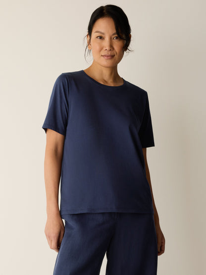 Eileen Fisher Round Neck Short Sleeve T-shirt