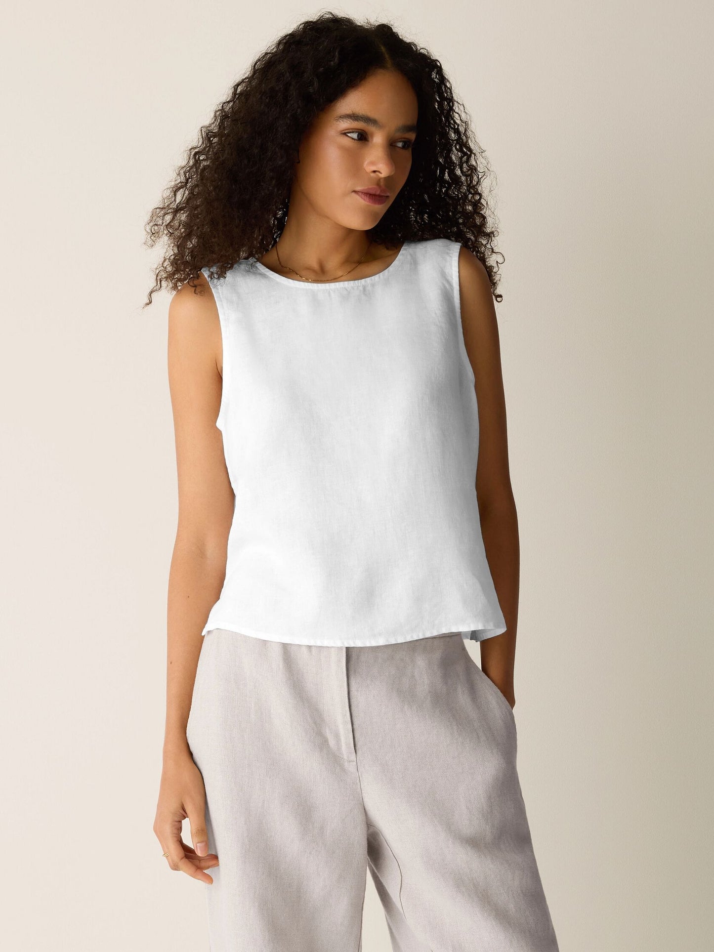 Eileen Fisher Round Neck Shell
