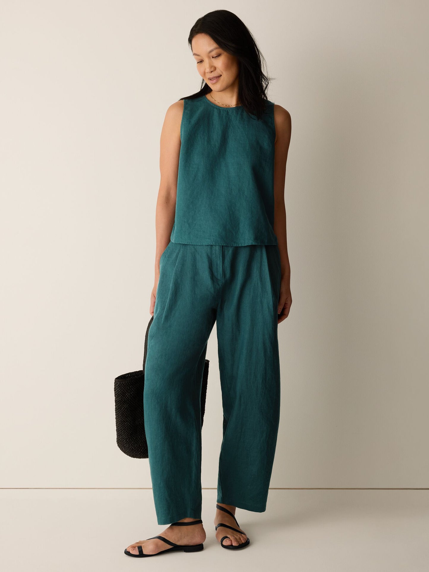 Eileen Fisher Round Neck Shell