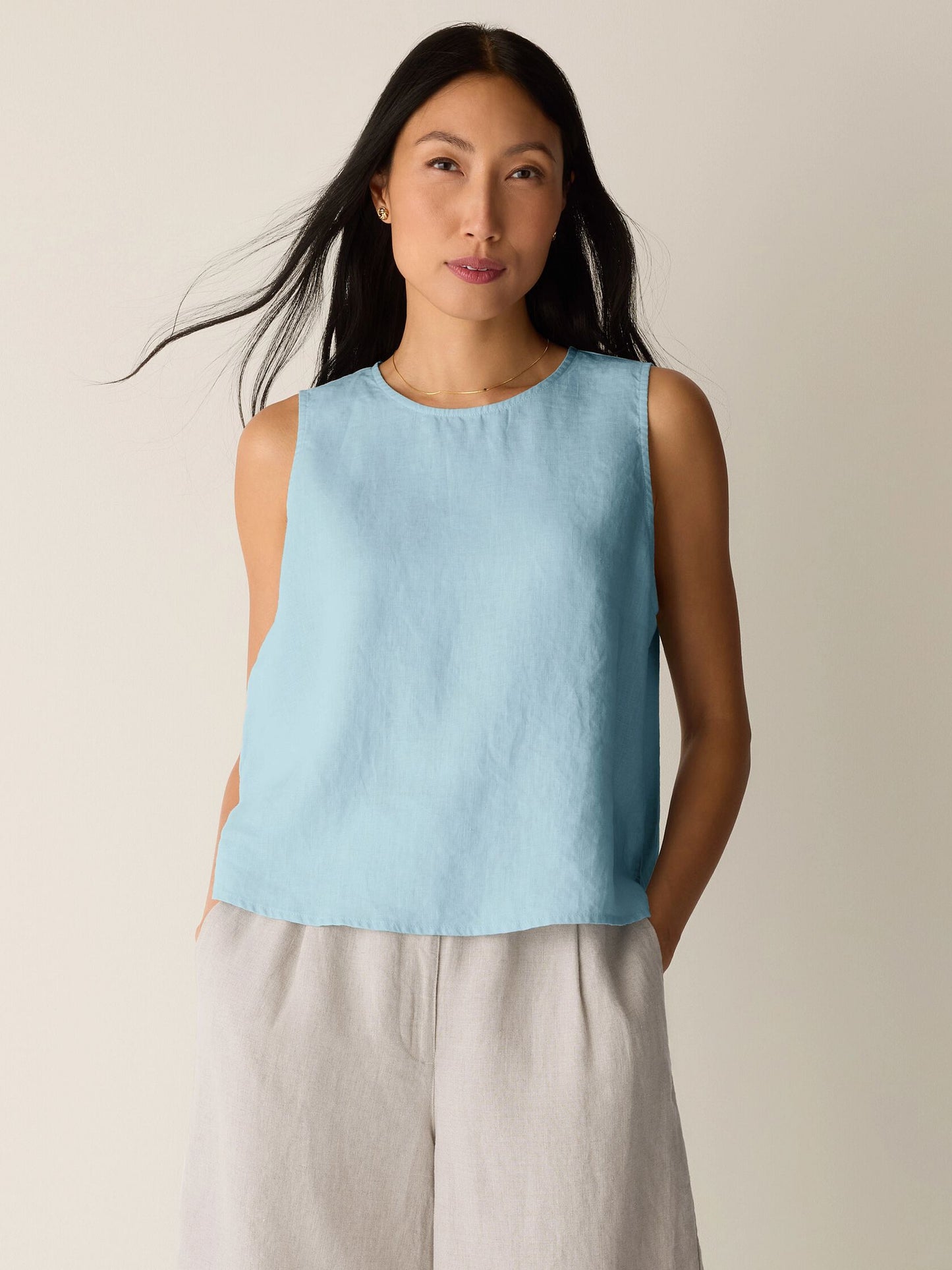 Eileen Fisher Round Neck Shell