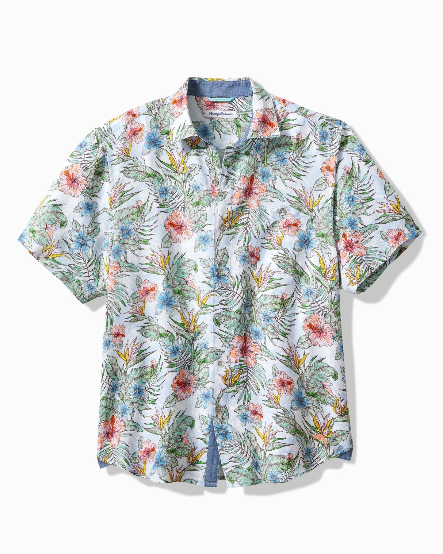 Tommy Bahama Men's Sand Stretch Linen Garden Shirt