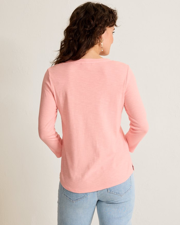 Tommy Bahama Ashby Isles 3/4 Sleeve Scoop Top