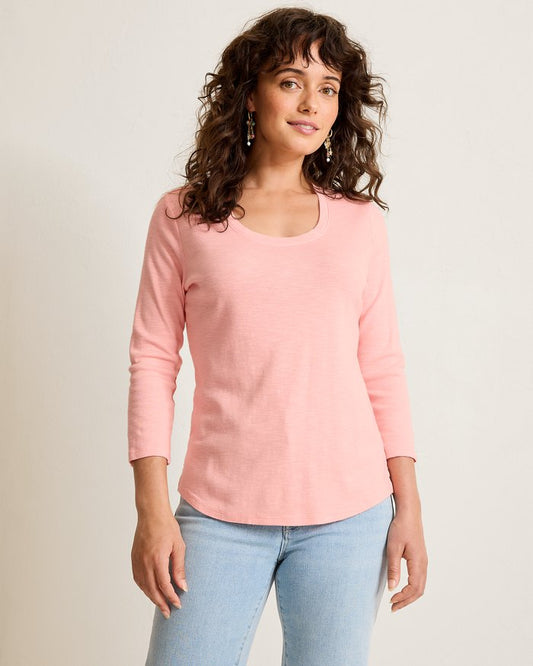 Tommy Bahama Ashby Isles 3/4 Sleeve Scoop Top