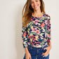 Tommy Bahama Ashby Isle Flora Amora 3/4 Sleeve Top