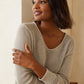 Tommy Bahama Cedar Linen Long Sleeve V-Neck Sweater