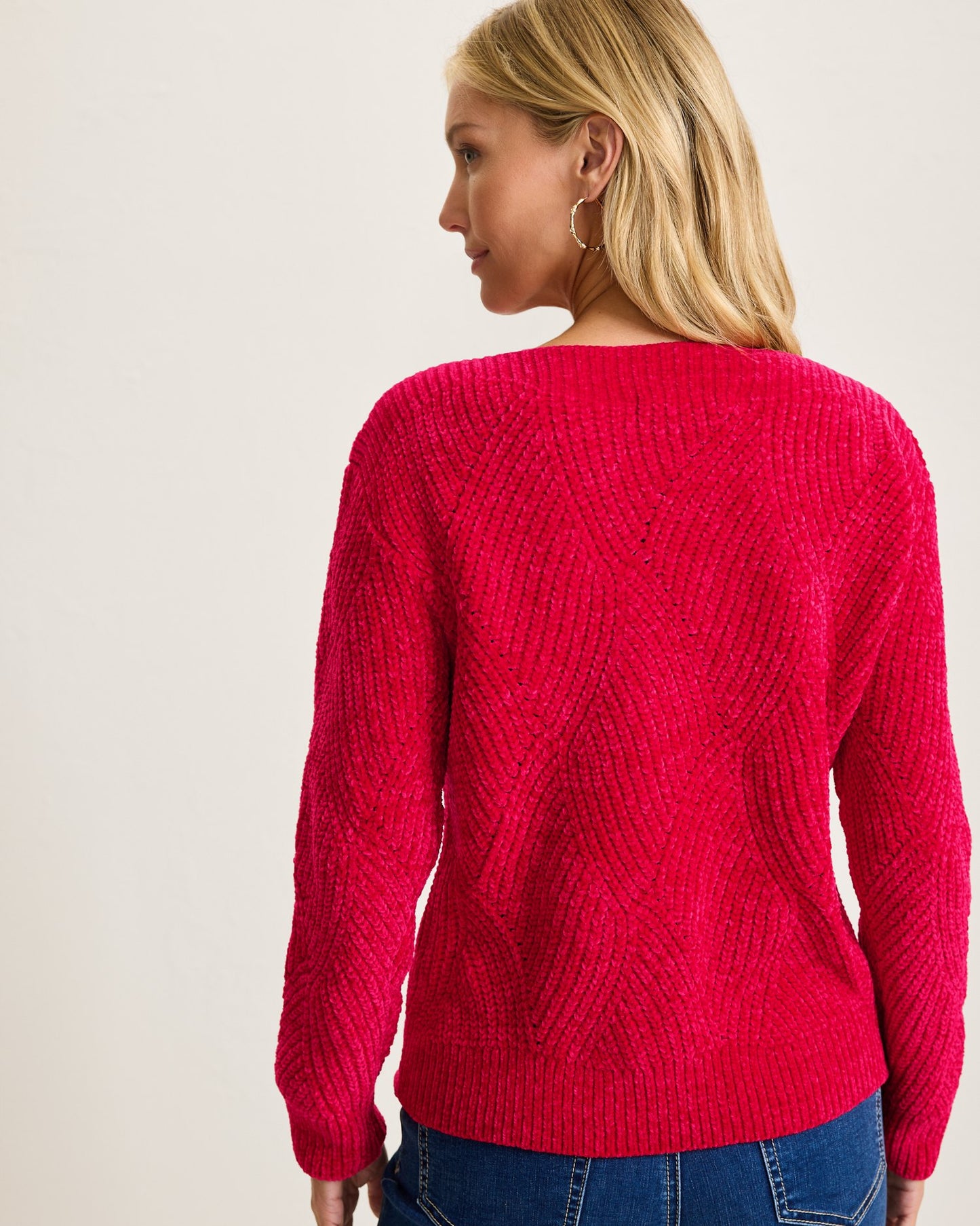 Tommy Bahama Luna Chenille Shell Stitch Sweater