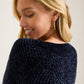 Tommy Bahama Luna Chenille Shell Stitch Sweater