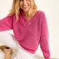 Tommy Bahama Salt Wash V-Neck Cotton Knit Sweater