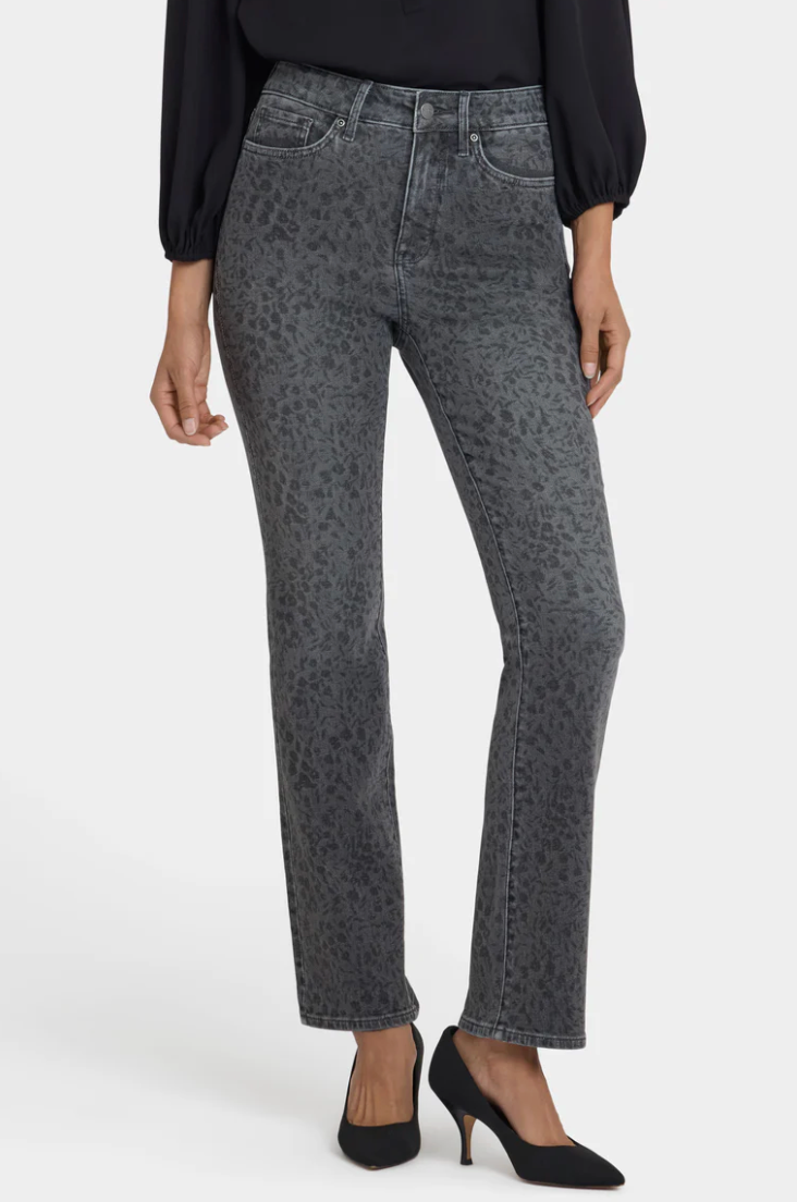NYDJ Marilyn Straight Print Jean