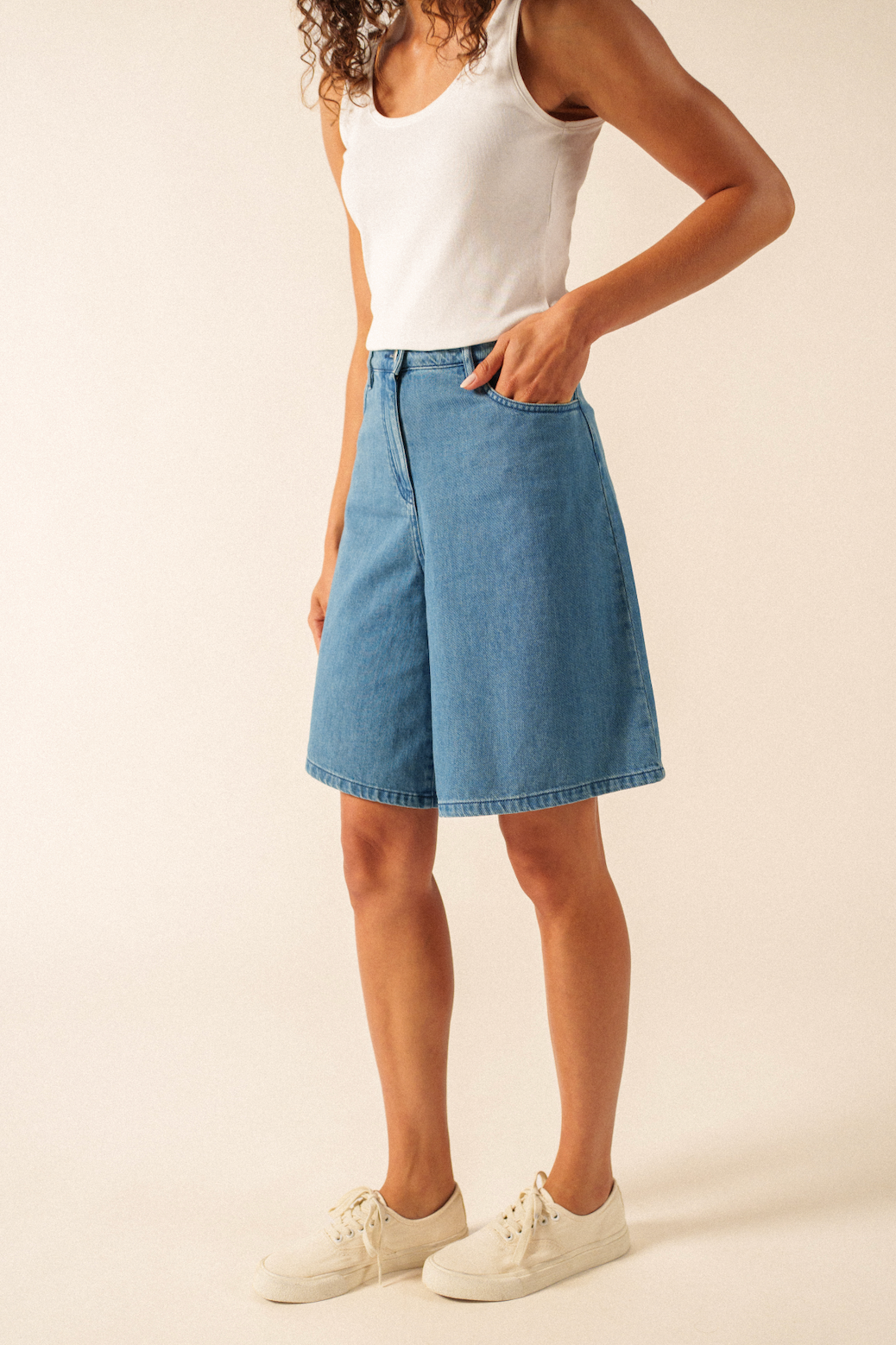 Saint James Manon Denim Shorts