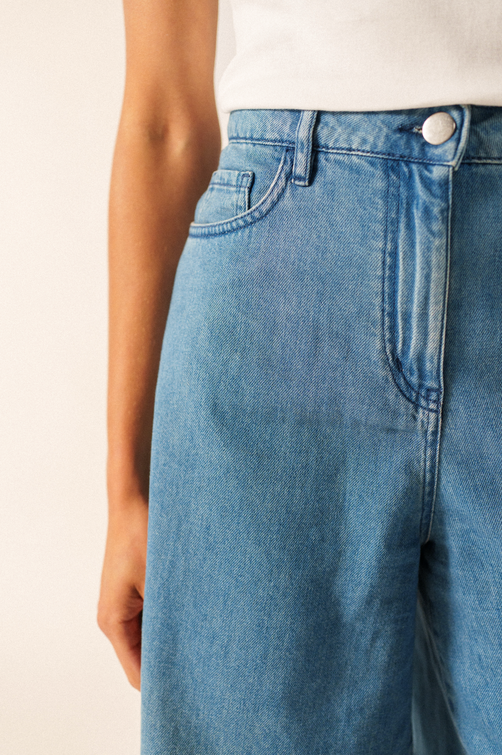 Saint James Manon Denim Shorts