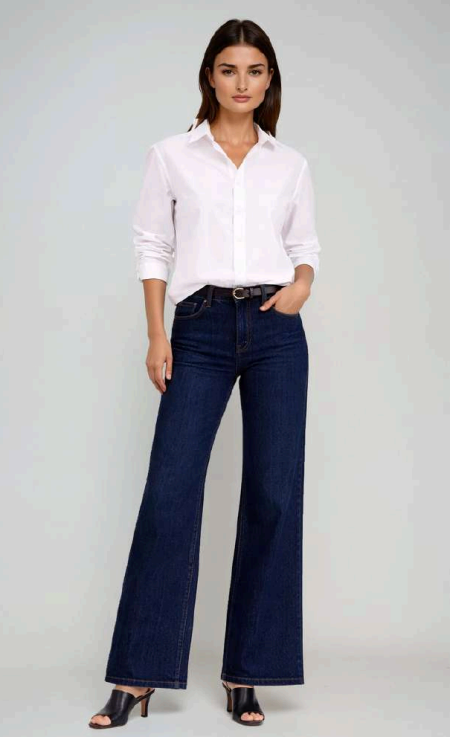 Carreli 5-Pocket Premium Wide Leg Denim