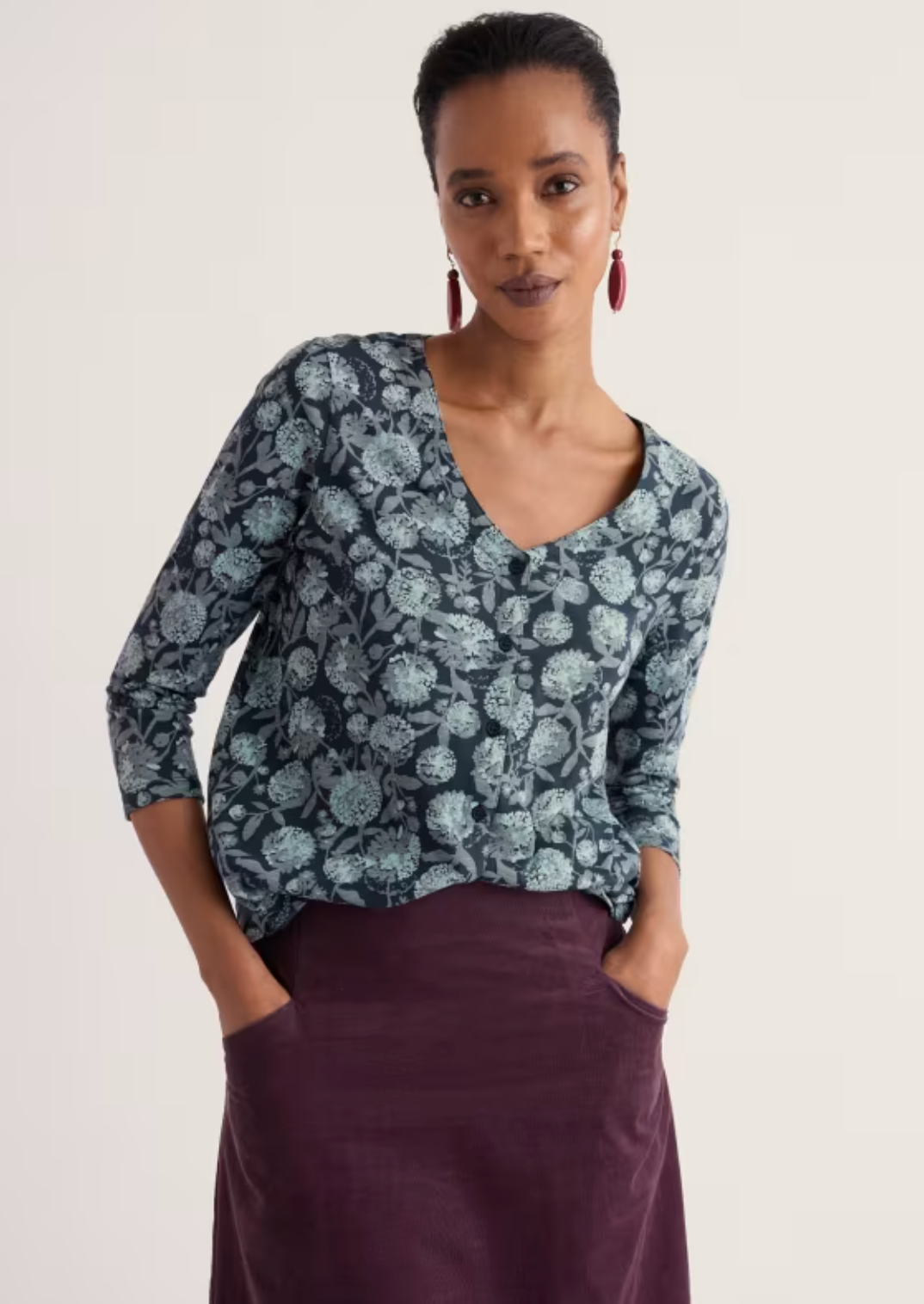 Seasalt 3/4 Studio Glass Top