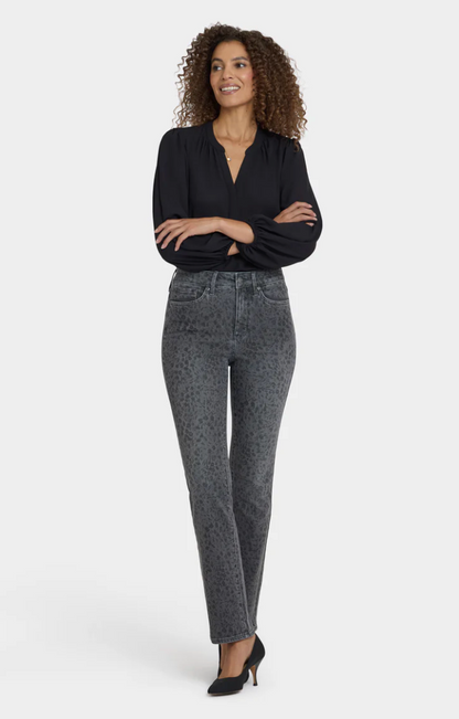 NYDJ Marilyn Straight Print Jean