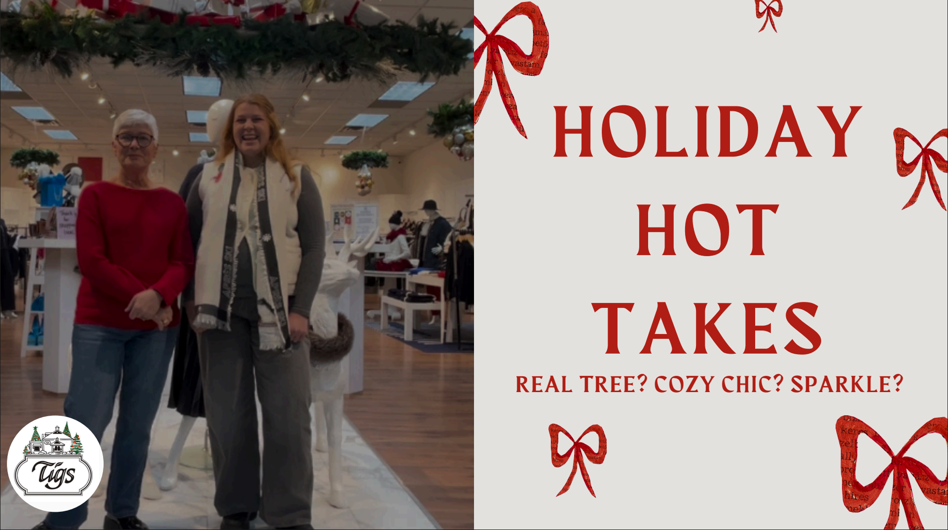 Load video: Tigs Tuesday Youtube video. A highlight of new products at Tigs