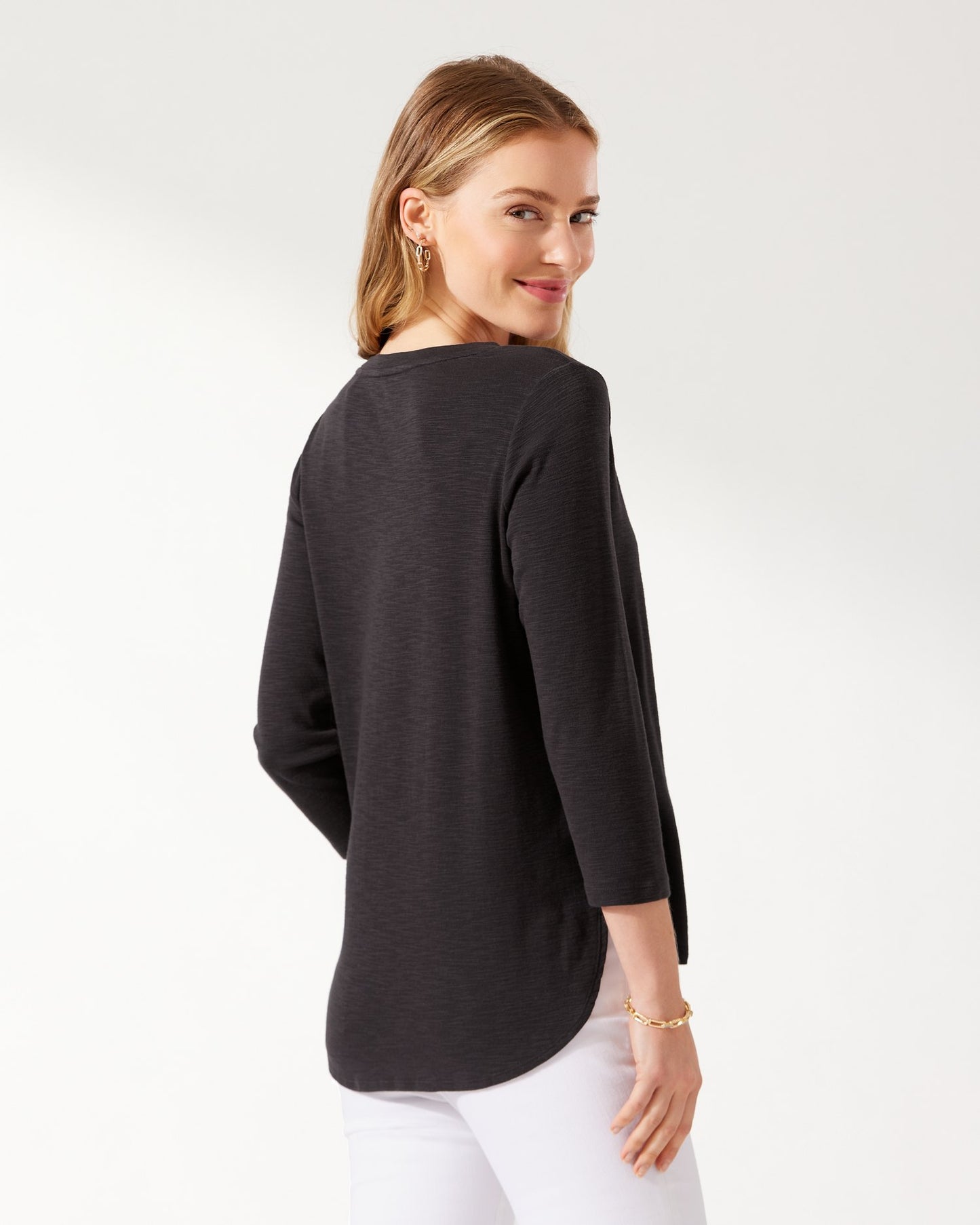 Tommy Bahama Ashby Isles Rib 3/4 Sleeve Top