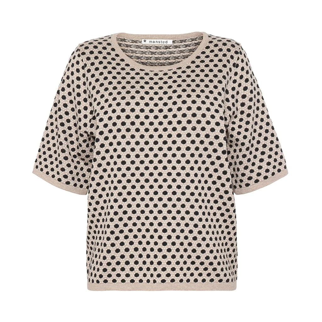 Mansted Tuta Dot Print Top