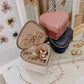 Louenhide Valerie Velvet Heart Jewelry Box