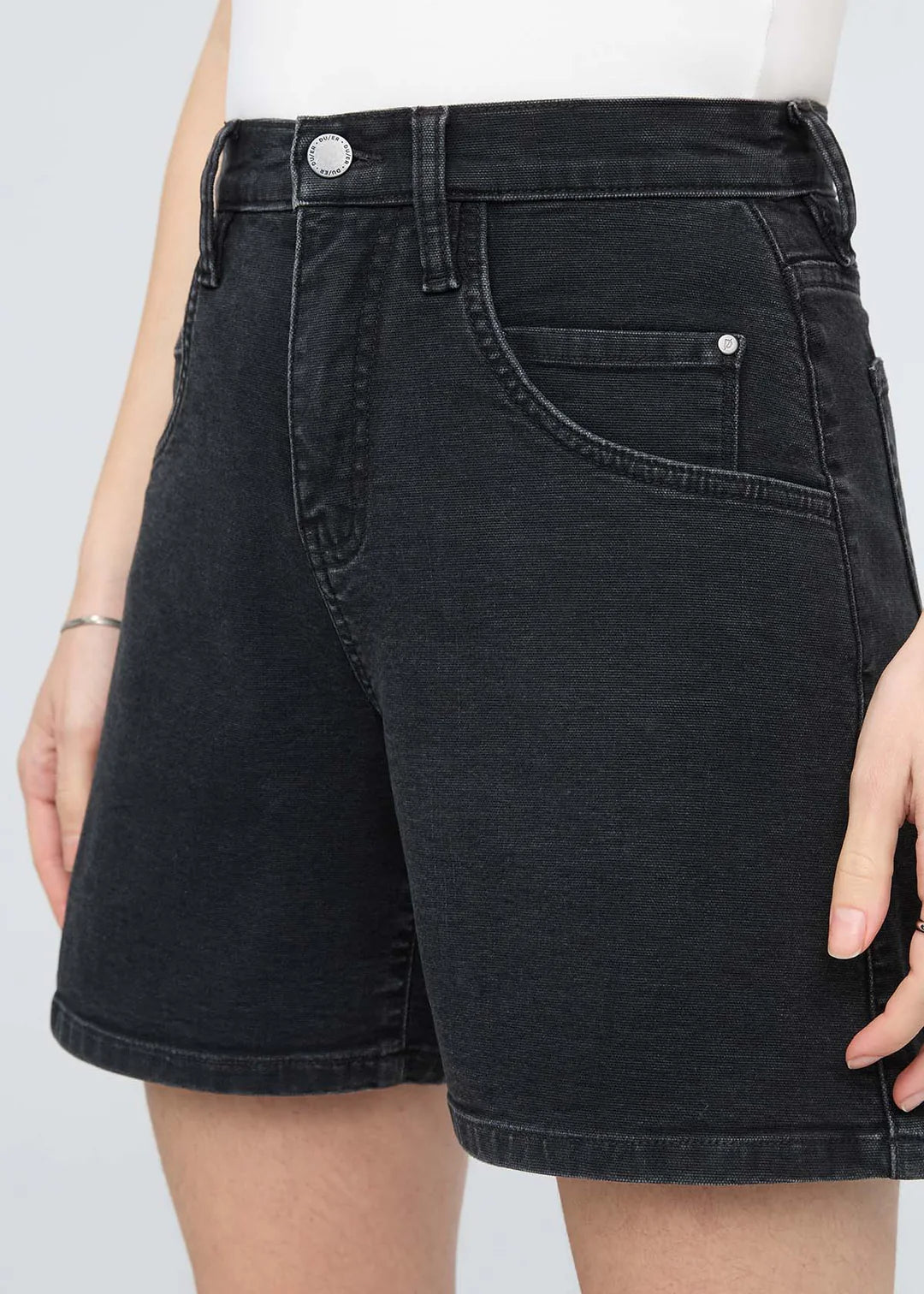DUER Stretch Canvas High Rise Relaxed Short